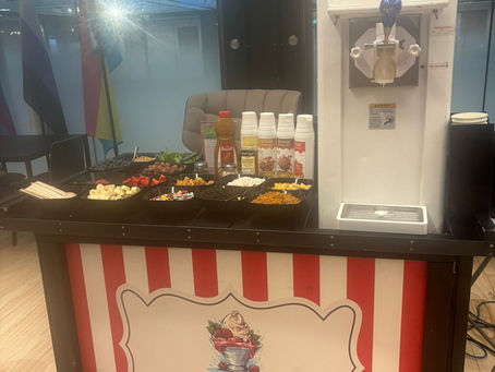 frozen yoghurt hire
