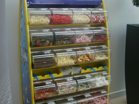 branded sweets display