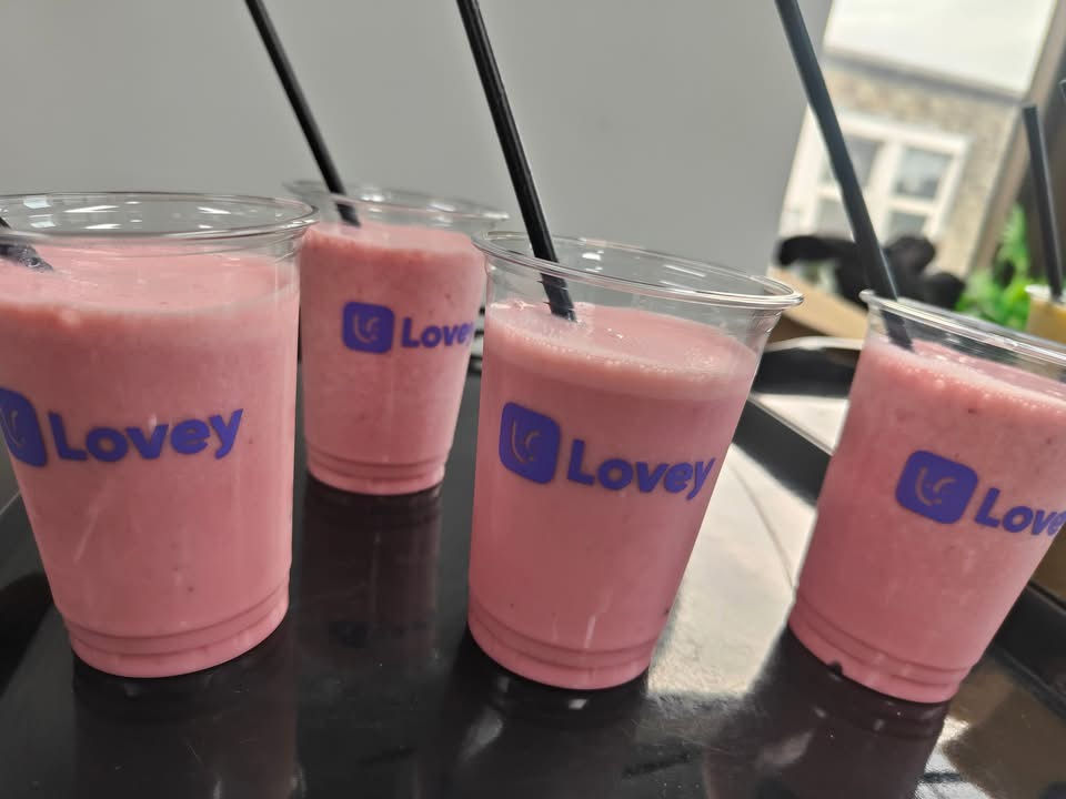Branded smoothie cups