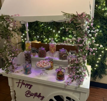sweet cart for hire