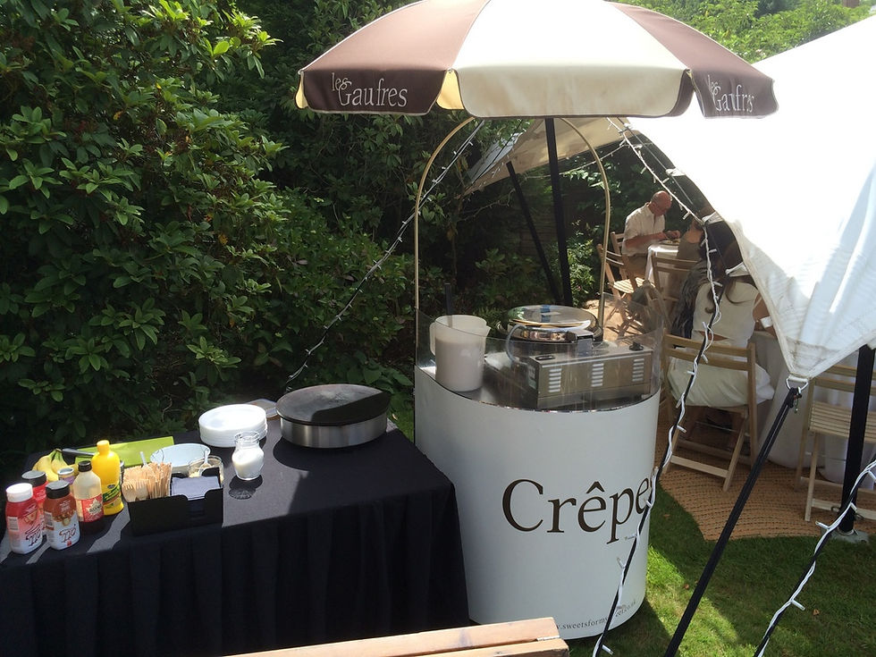 crepes event hire outside