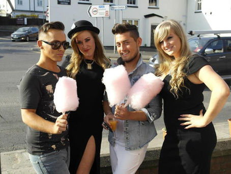 candy floss for guests
