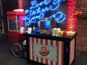 hot dog stand hire London