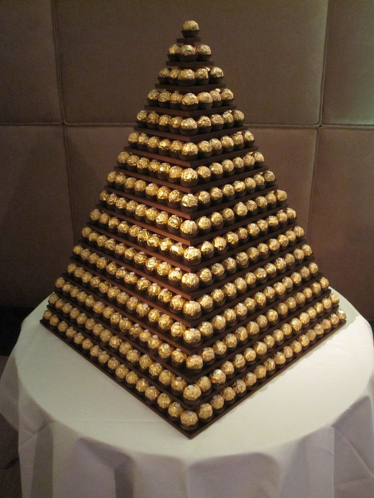ferrero rocher pyramid london
