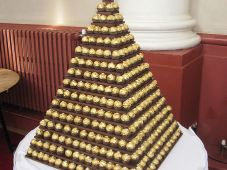 ferrero rocher pyramid