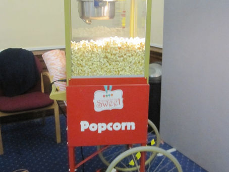 london pop corn hire