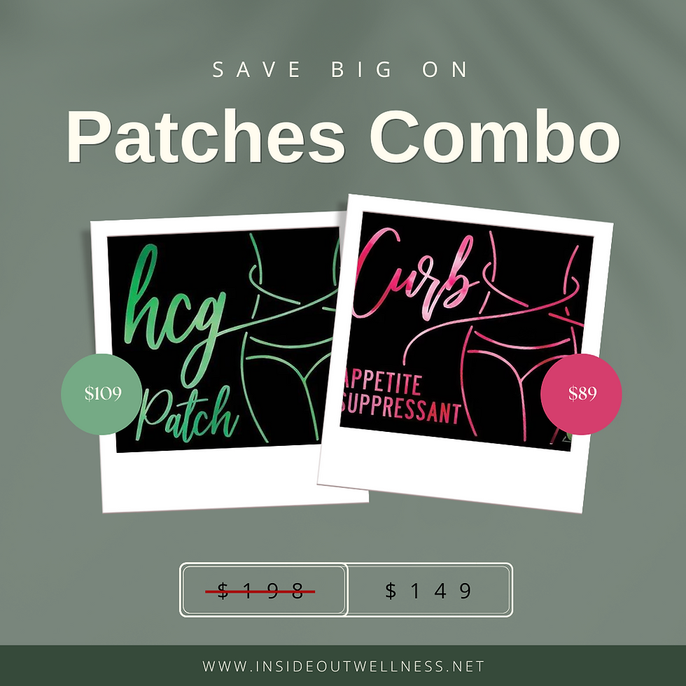 hcg weight loss patch combined with metabolic support