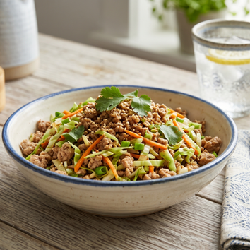 HCG Diet Recipe 28 - Low Carb Egg Roll in a Bowl (No Wrapper, All the Flavor)