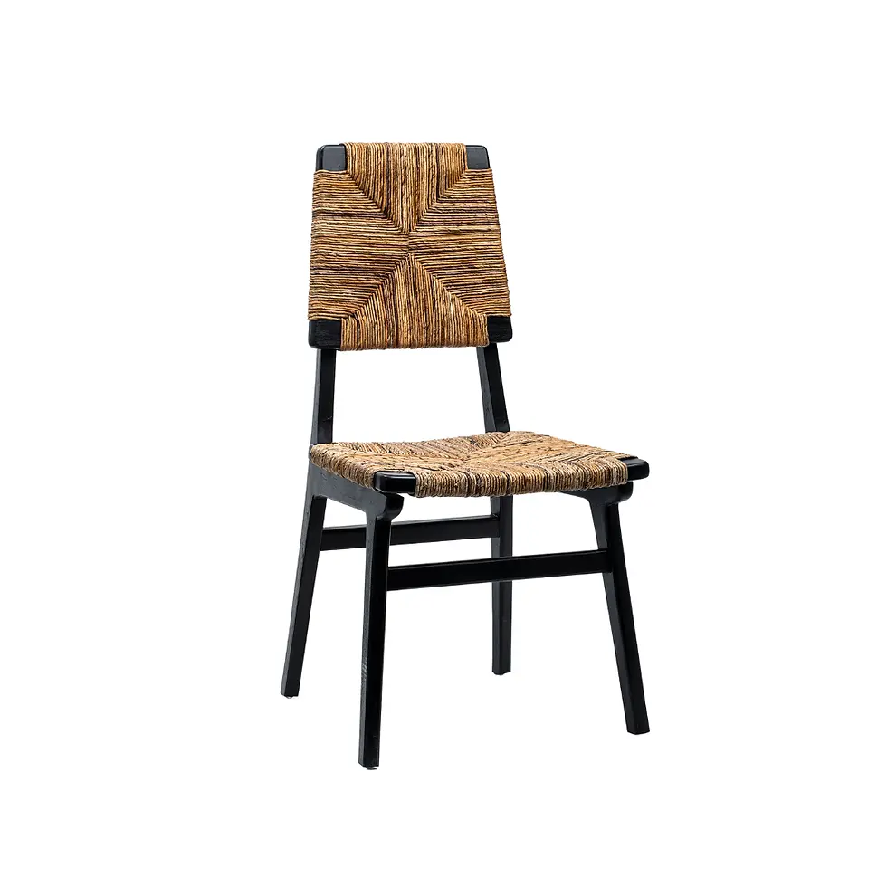 Thumbnail: Banana and Teak Wood Dining Chair