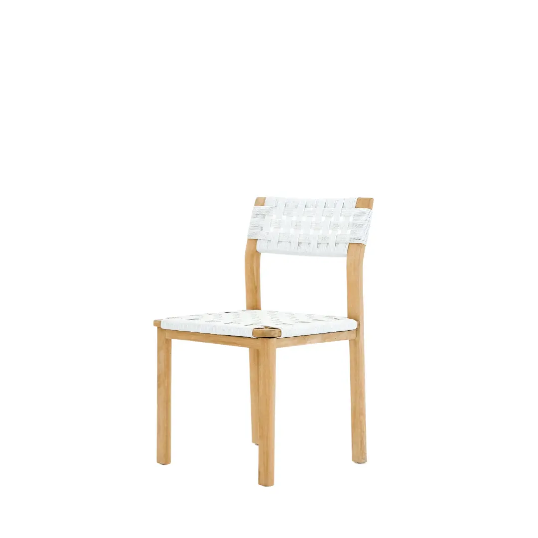Suri Dining Chair-VIRO BACK + SEAT WHITE