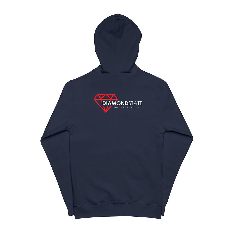 Thumbnail:  Zip Up Hoodie Diamond State Unisex Fleece