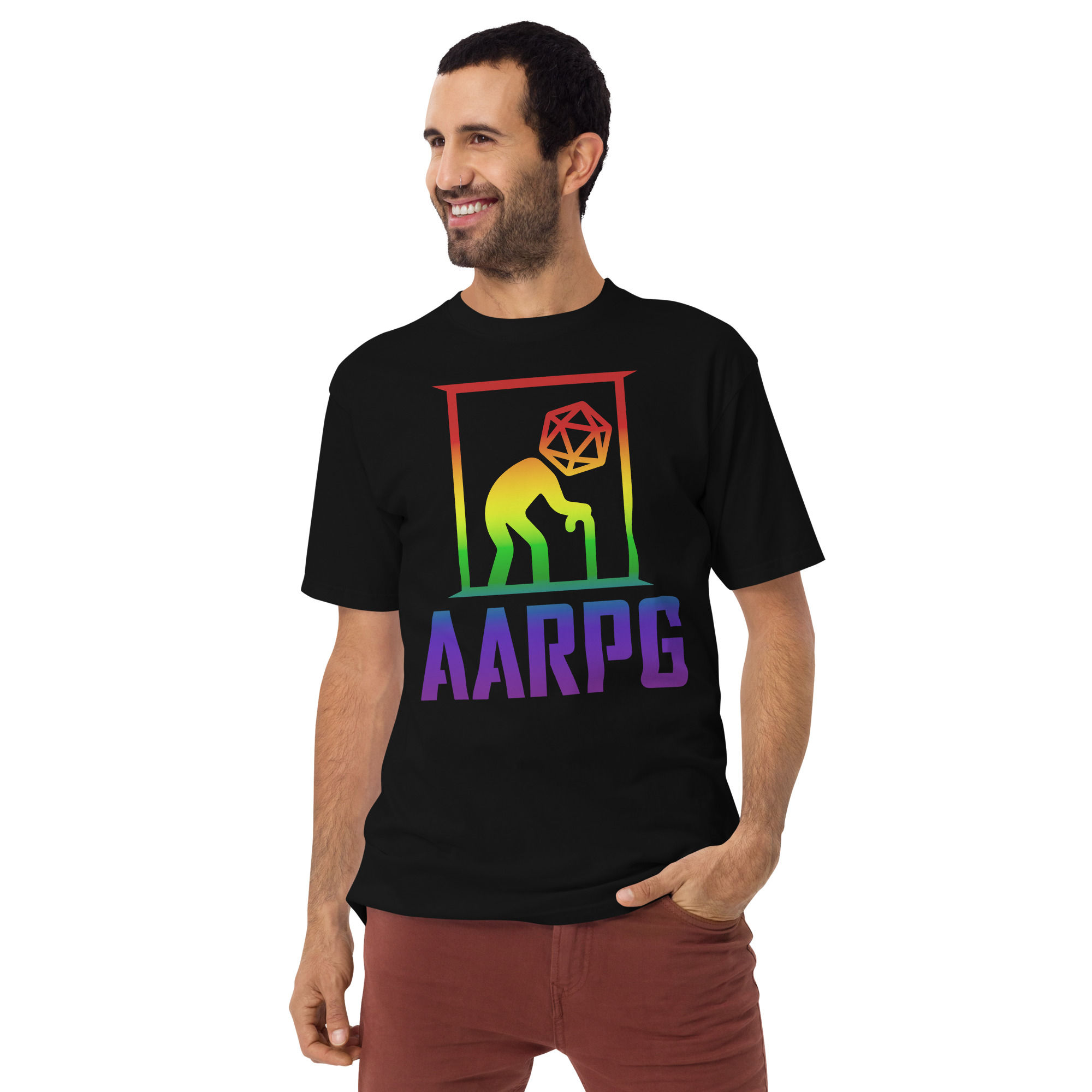 AARPG Pride Men’s premium heavyweight tee