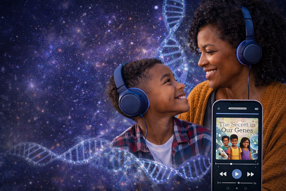 High angle view of a bookshelf filled with children's science books
