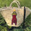 Miniature : Petit panier peint à la main personnalisé - E Corne