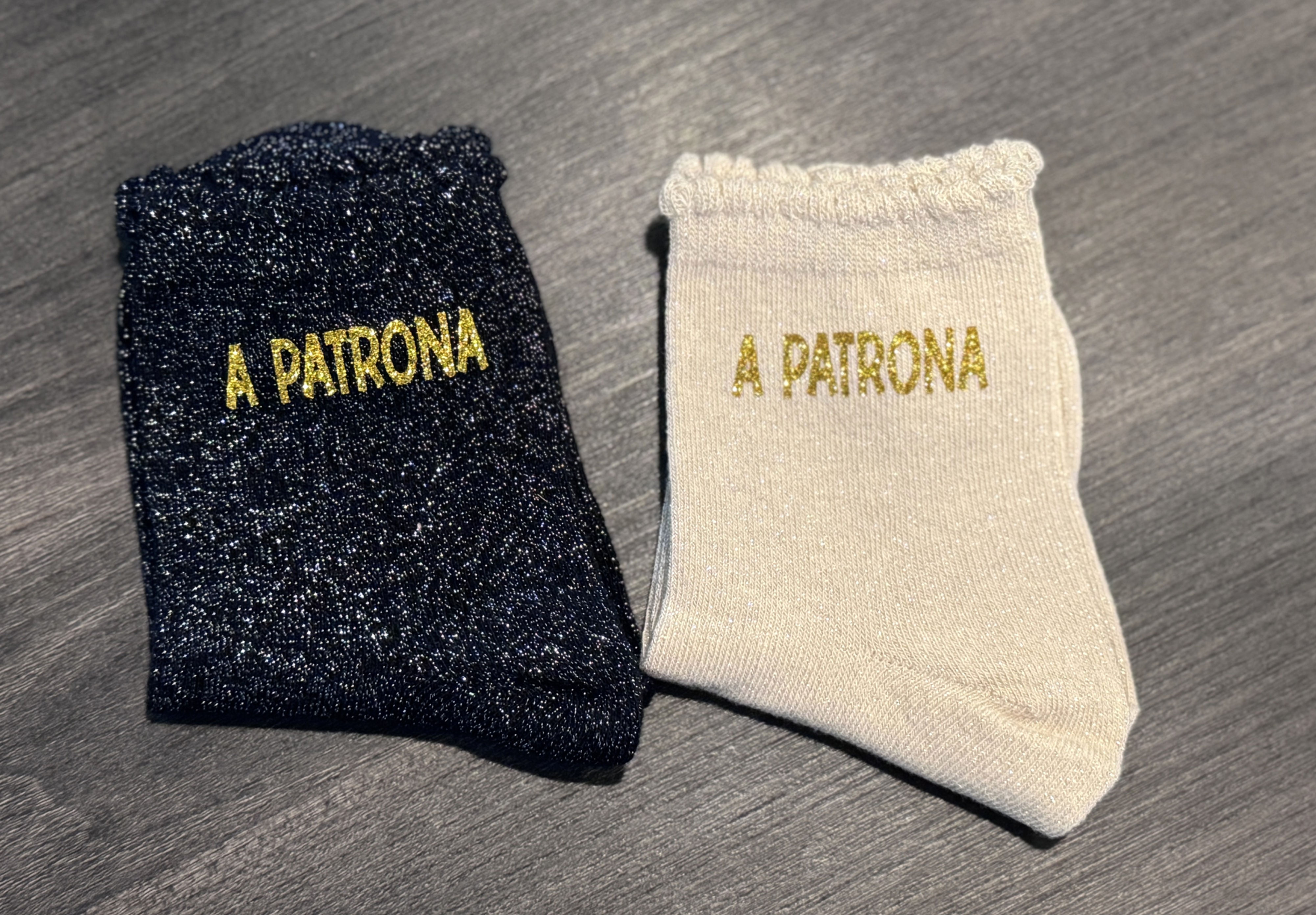 Chaussettes pailletées ENFANT - 27/30 - A PATRONA