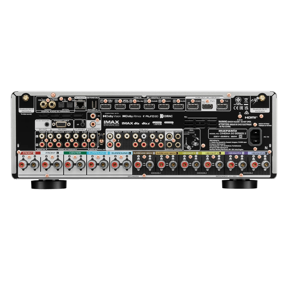Miniatura: Marantz CINEMA 50 SERIES 2 - Recetor AV