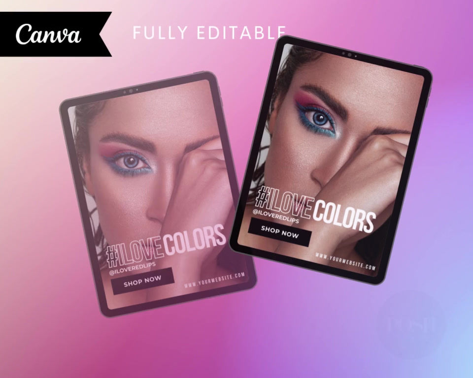Thumbnail: GIF - Makeup Email Ad Template - Minimalist High End Marketing