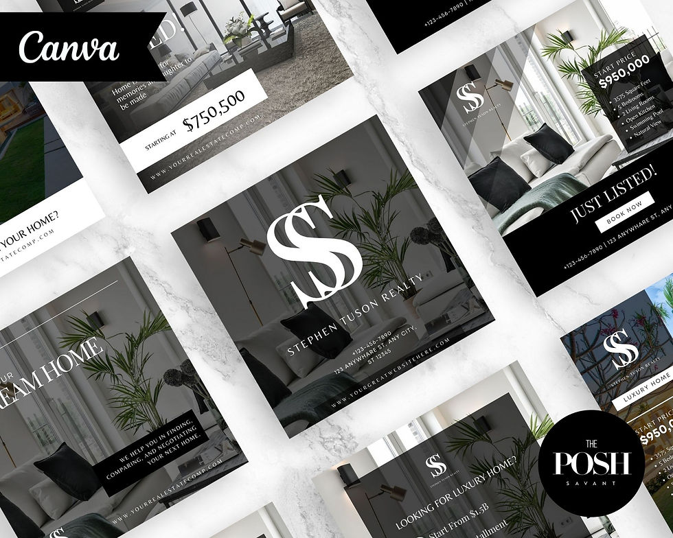 Thumbnail: 9 - Real Estate Instagram Templates - Modern Real EstateTemplate