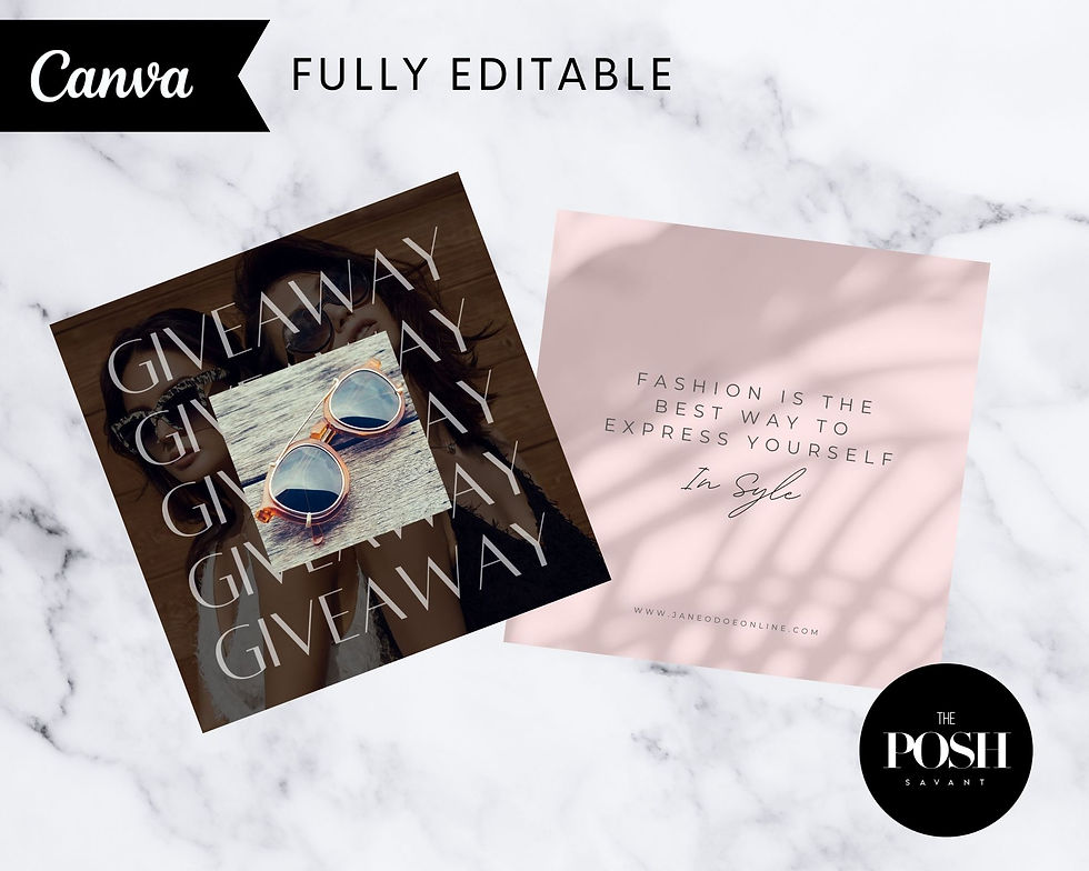 Thumbnail: 10 - Modern Fashion Instagram Templates - Minimalist Sale Marketing Templates