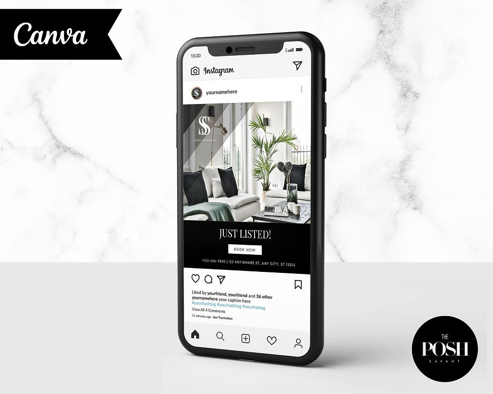 Thumbnail: 9 - Real Estate Instagram Templates - Modern Real EstateTemplate