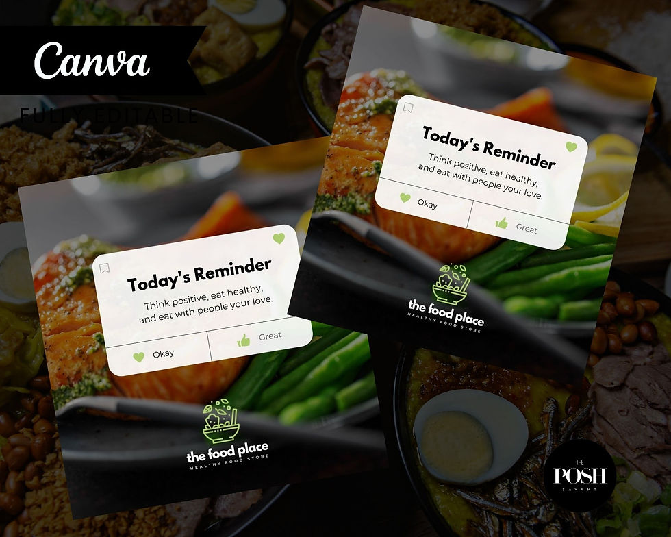 Thumbnail: 9 -Food Company Instagram Templates - Modern Food Template