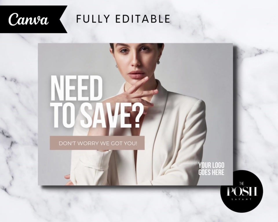 Thumbnail: Modern Fashion Promo Flyer - Print Flyer Template