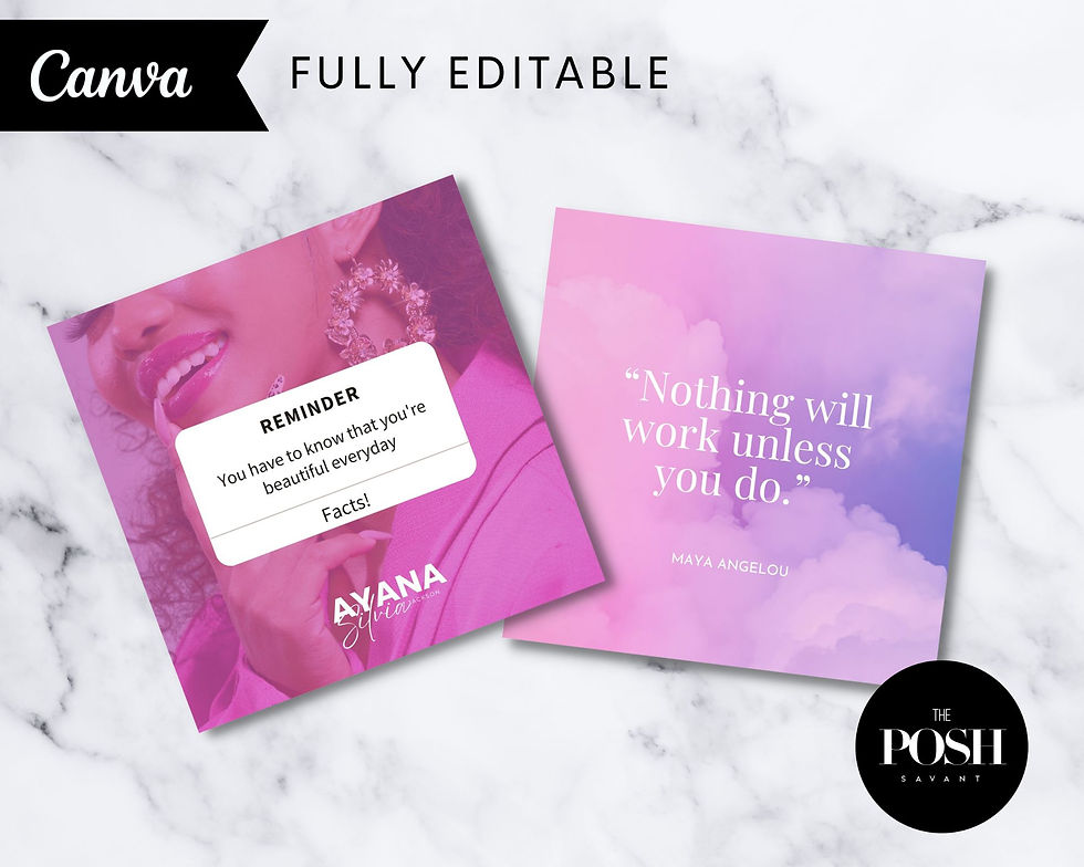 Thumbnail: Chic Personal Instagram Templates - Minimalist Social Media