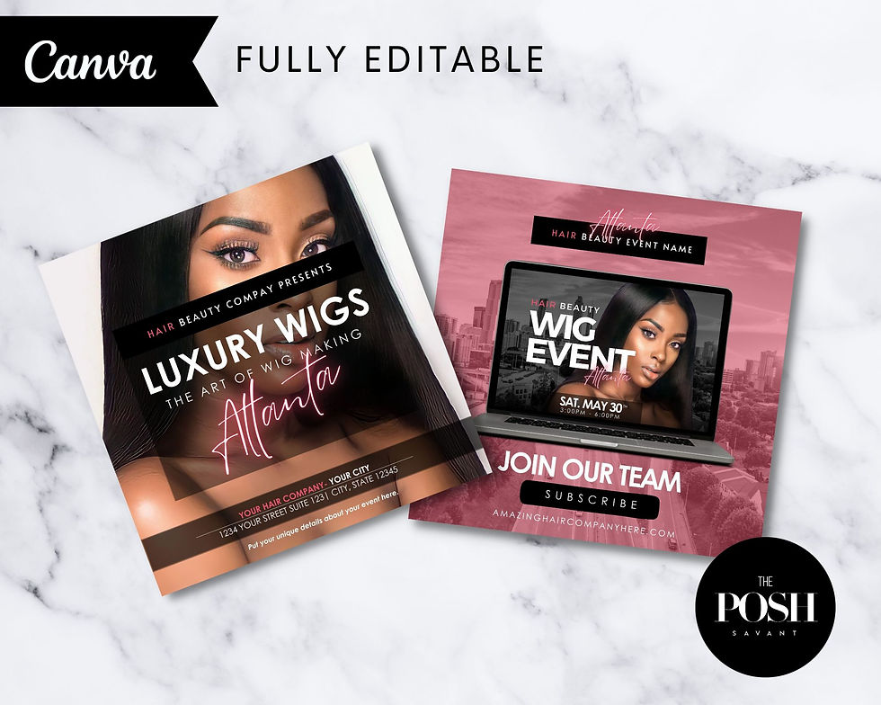 Thumbnail: Hair Event MEGA Kit - Minimalist High End Marketing