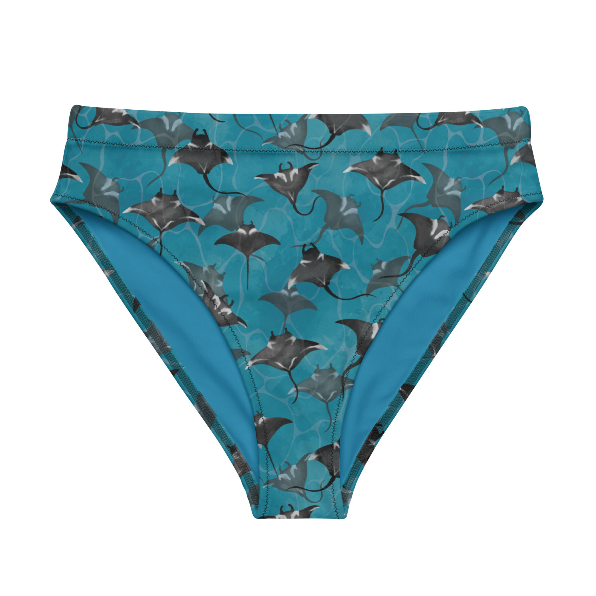♻️ Jaya High Waisted Bikini Bottom in Hanifaru