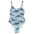 swimsuit with tiger sharks