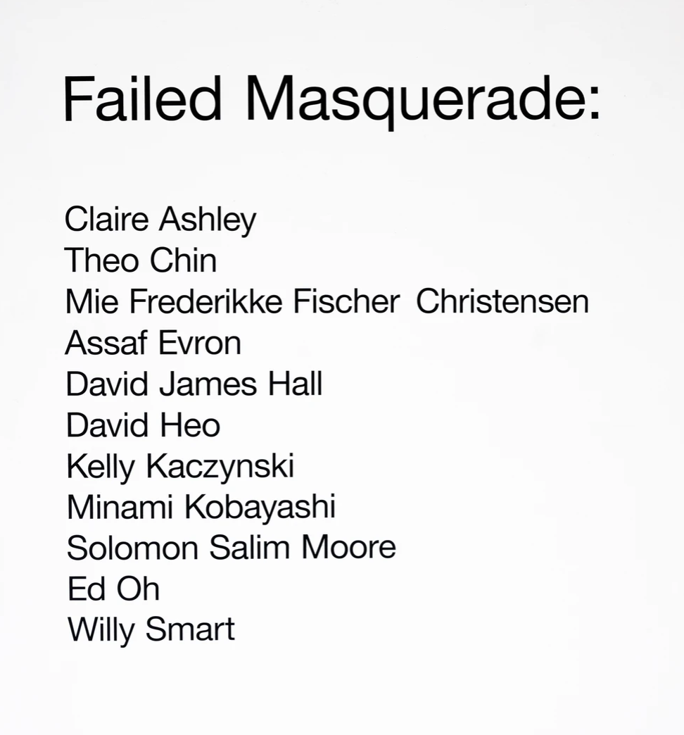 Failed Masquerade artists