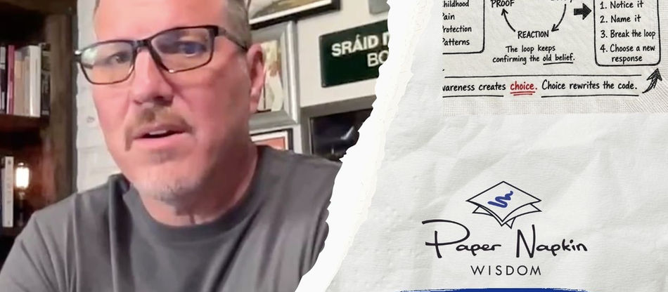 EP 383 - Sean Finter on Founder Identity: When the Code That Built the Business No Longer Fits the Leader | Paper Napkin Wisdom