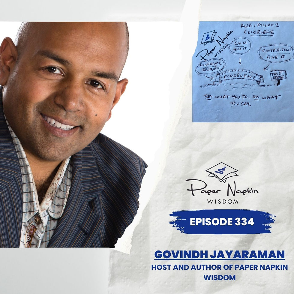 Govindh Jayaraman - Paper Napkin Wisdom - Aura Pillar Two: Congruence