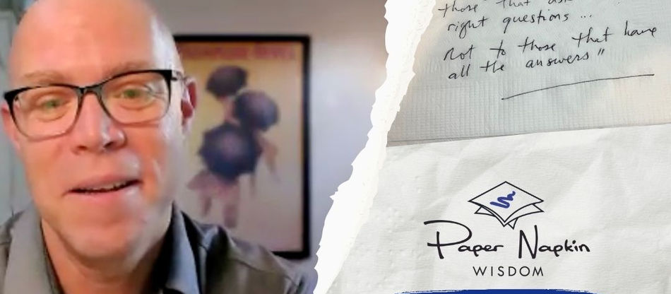 EP 212 - Unlocking the Power of Questions: Insights from Boaz Ashkenazy on Paper Napkin Wisdom