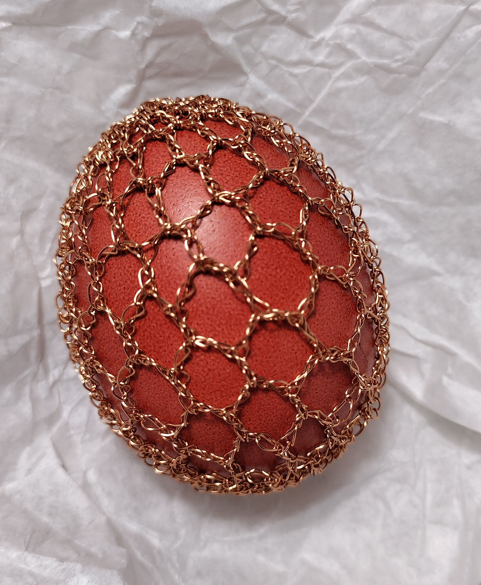 Thumbnail: Easter egg decorated with wire No. 57