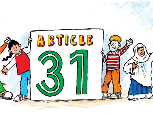 Brincar como um direito da criança - a lei garante, agora precisa entrar na prática.