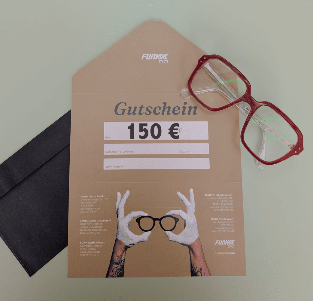 Versand Gutschein im Wert von 150 Euro