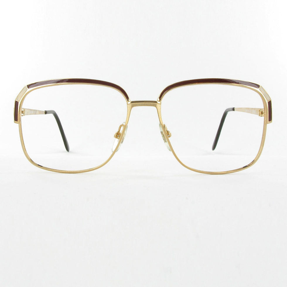 Vintage Brille Modell 602 - 18 Karat gold beschichtet