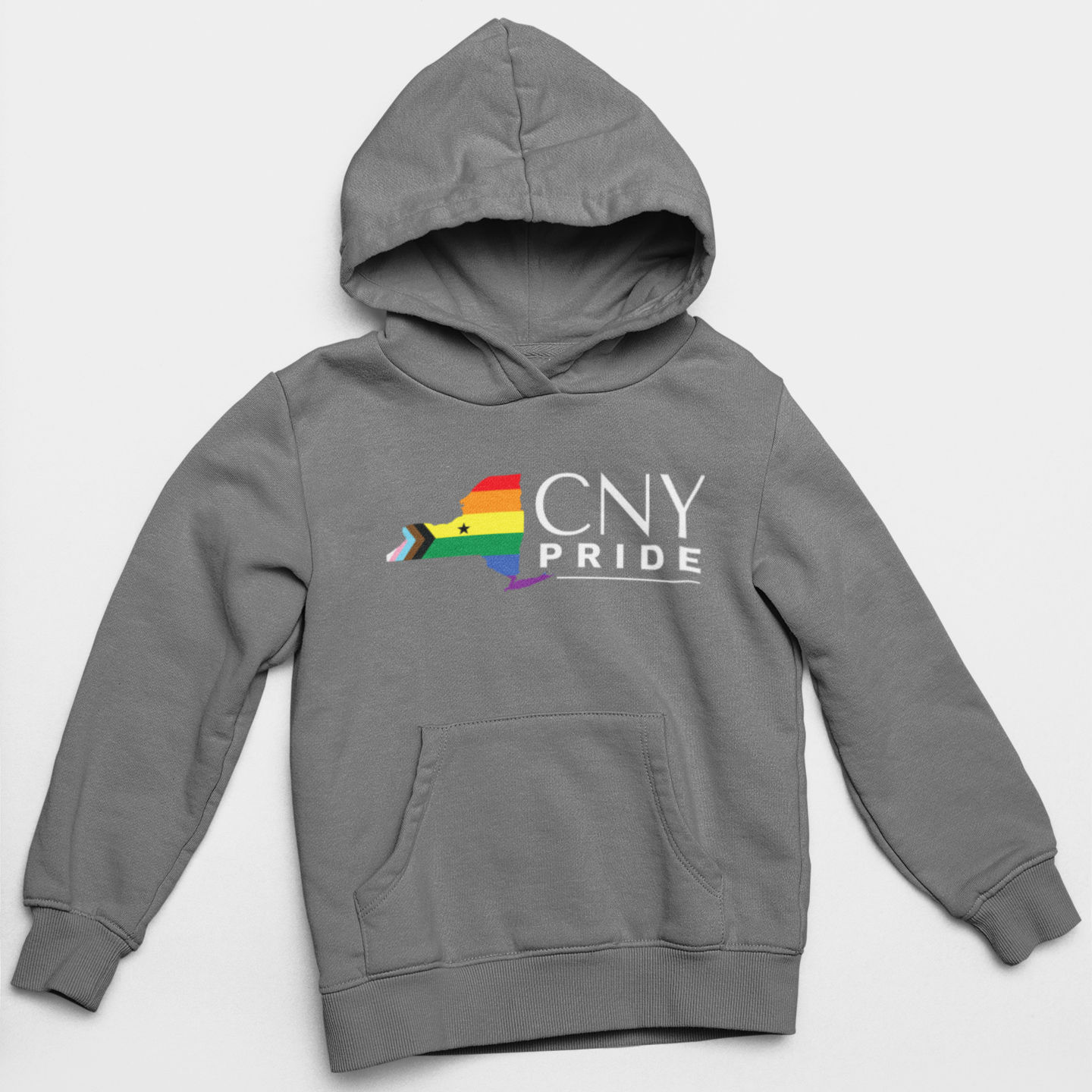Official CNY Pride Unisex Hoodie - Grey