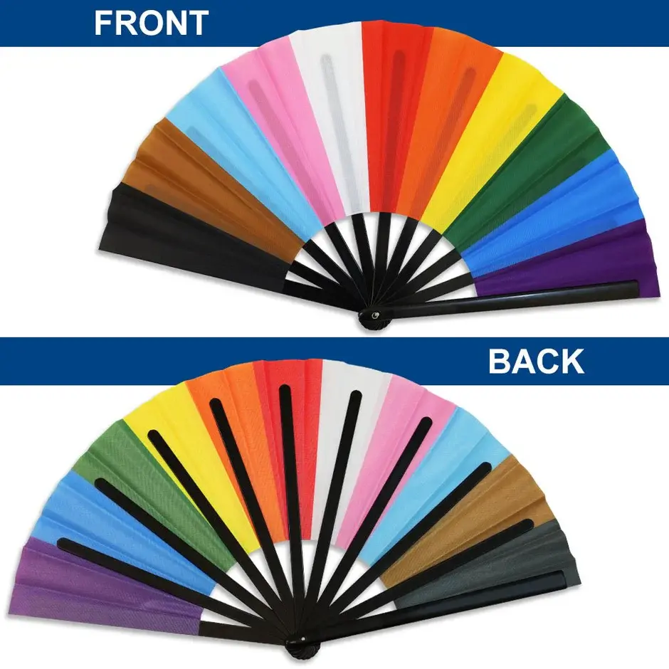 Thumbnail: XL Progressive Pride Hand Fan