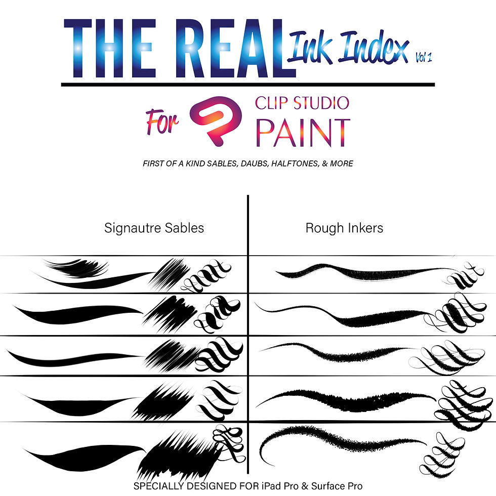 Thumbnail: Clip Studio Paint Brushes