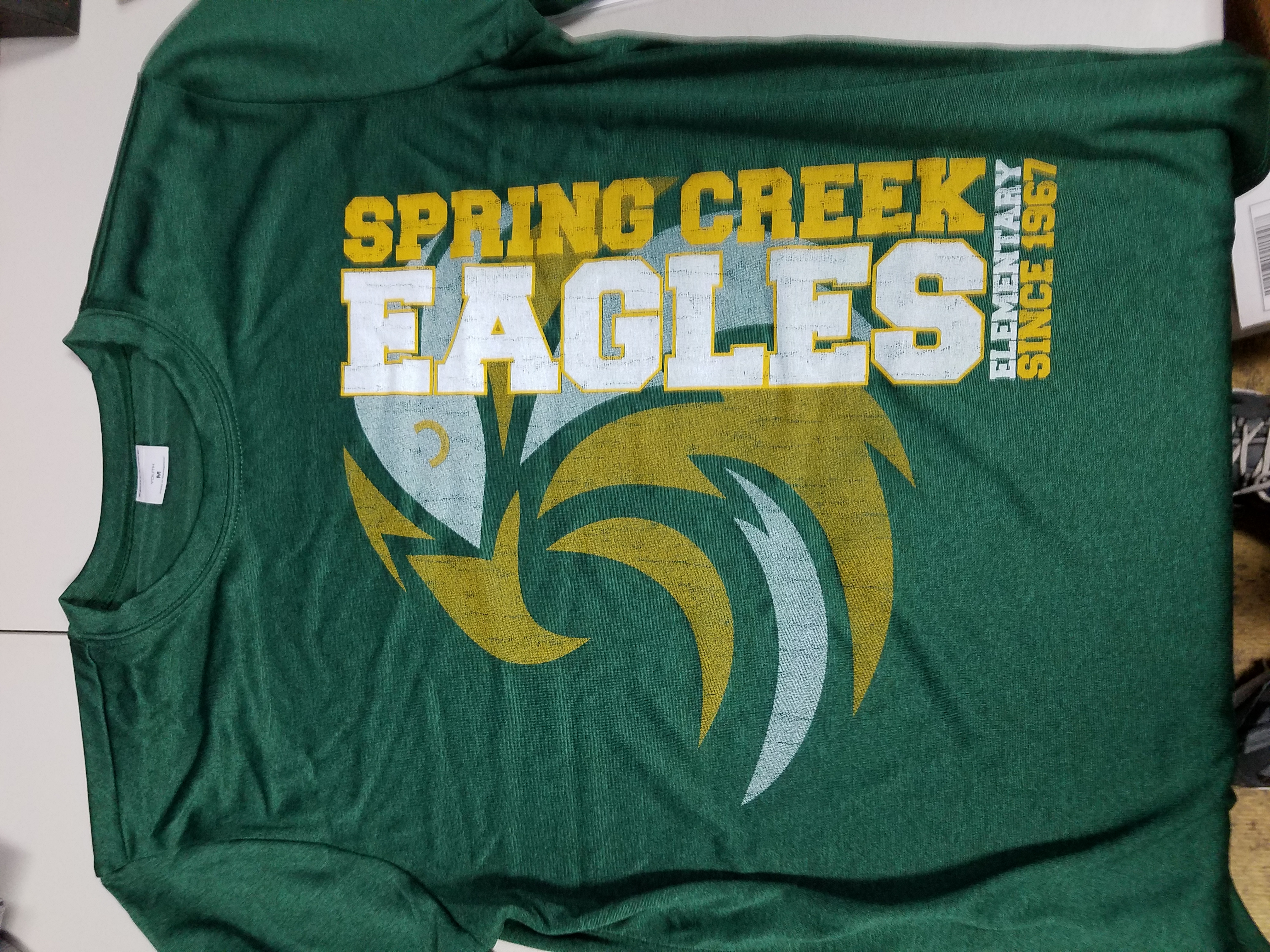 Spring Creek Dri fit shirts