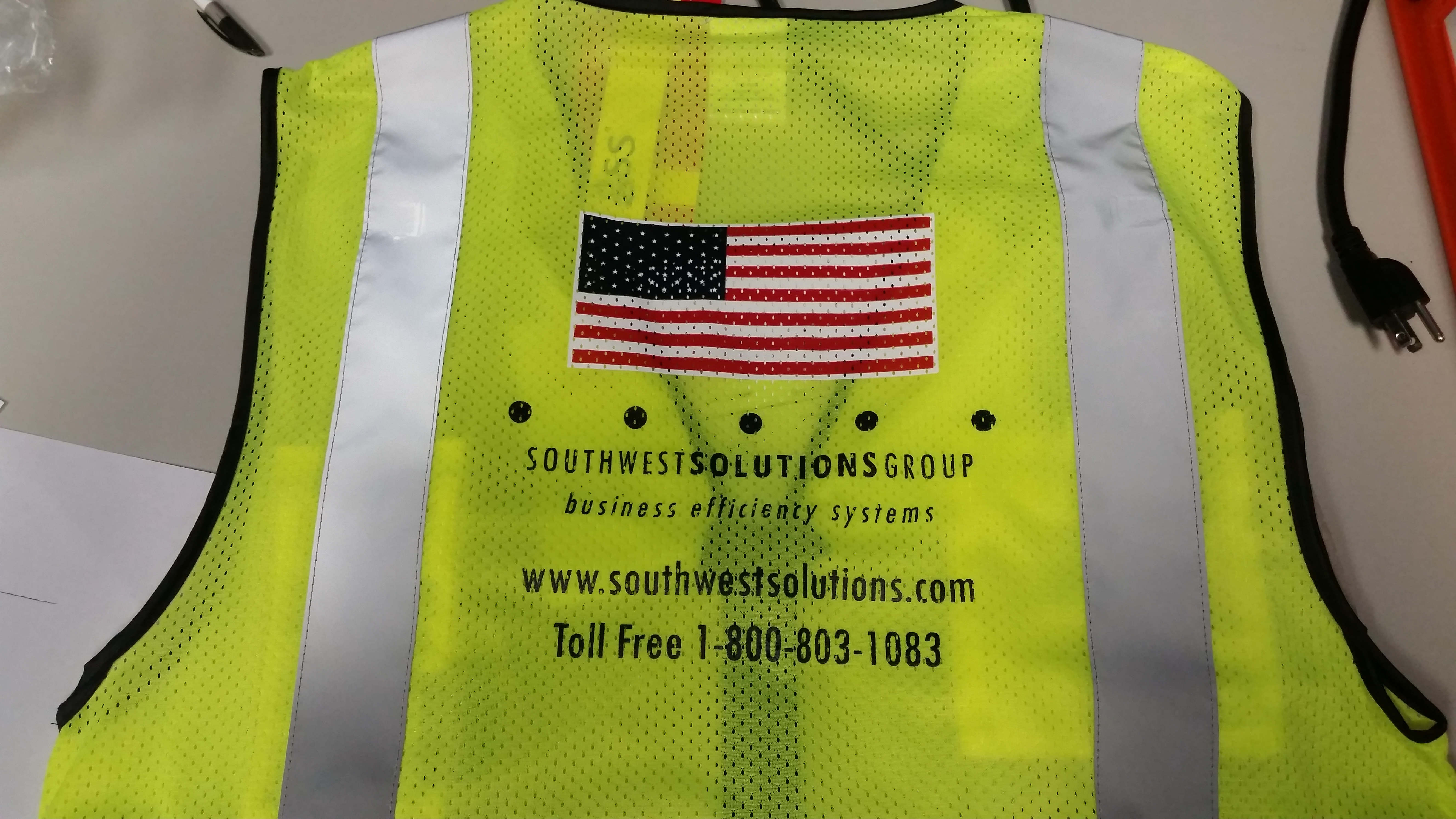 Custom Printed Safety Vest