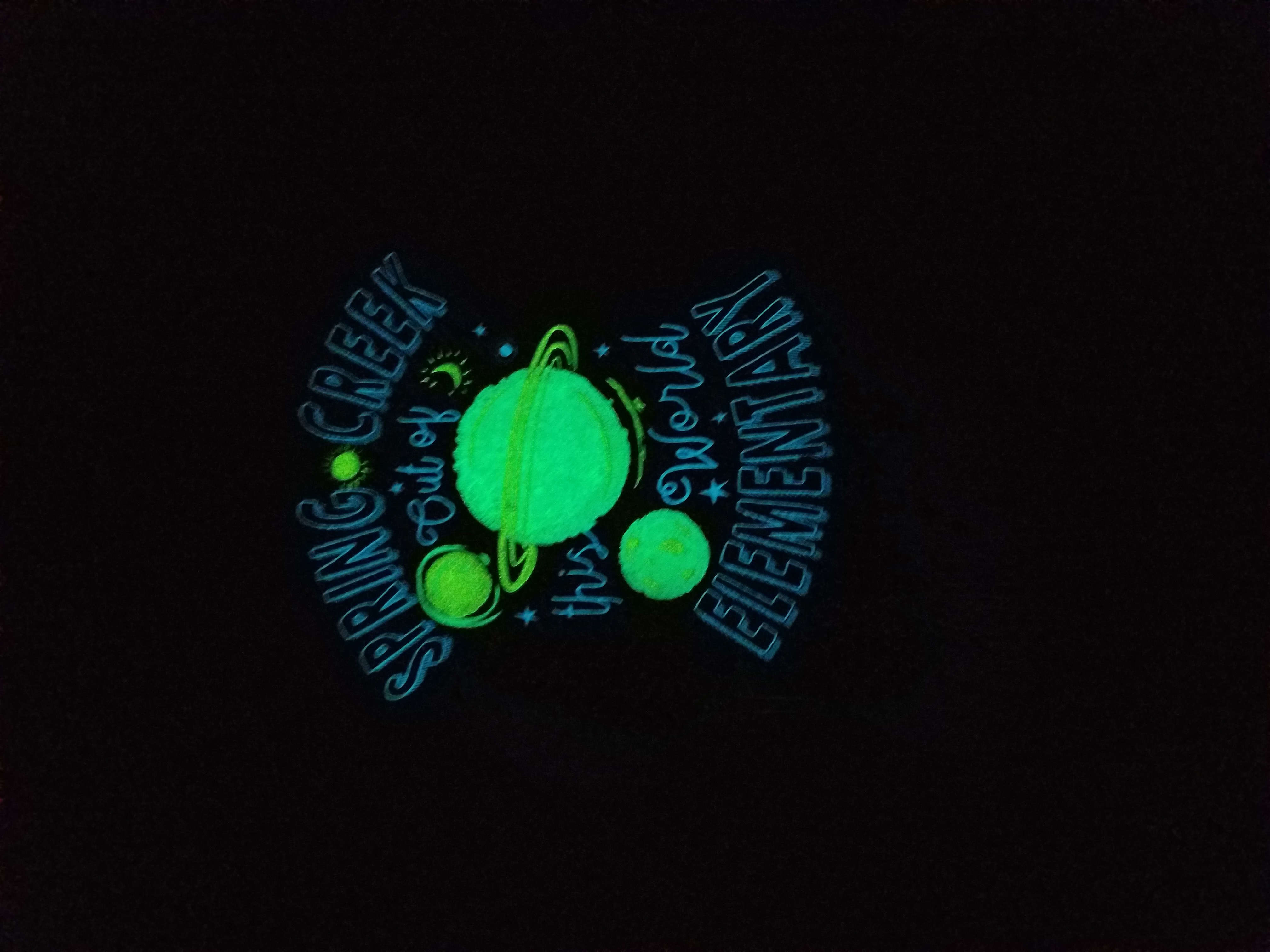 Night time Glow in the dark