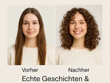 Dauerwelle vorher – nachher: Echte Verwandlungen, echte Geschichten