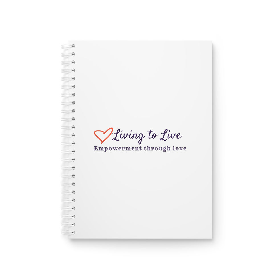Thumbnail: Living to Live, Empowerment Journal, Gratitude Journal, Motivational Writing