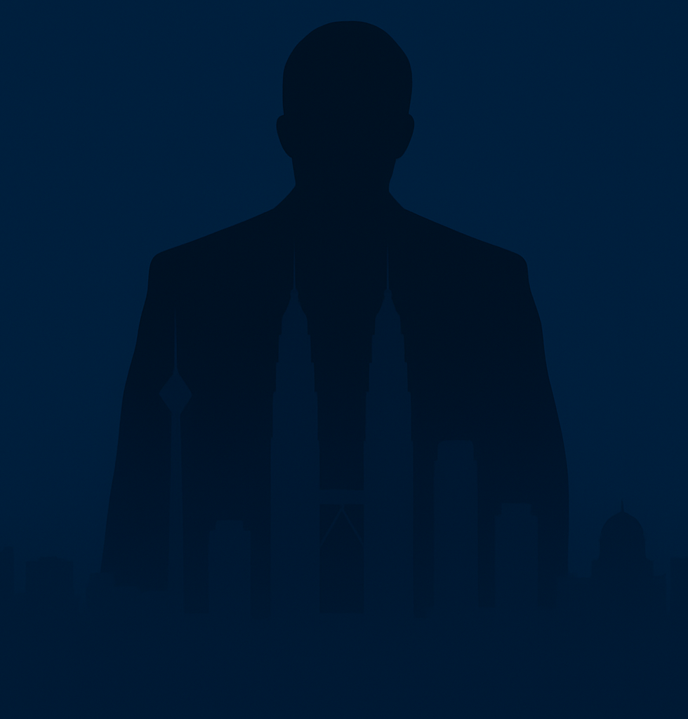 Background Man with KLCC