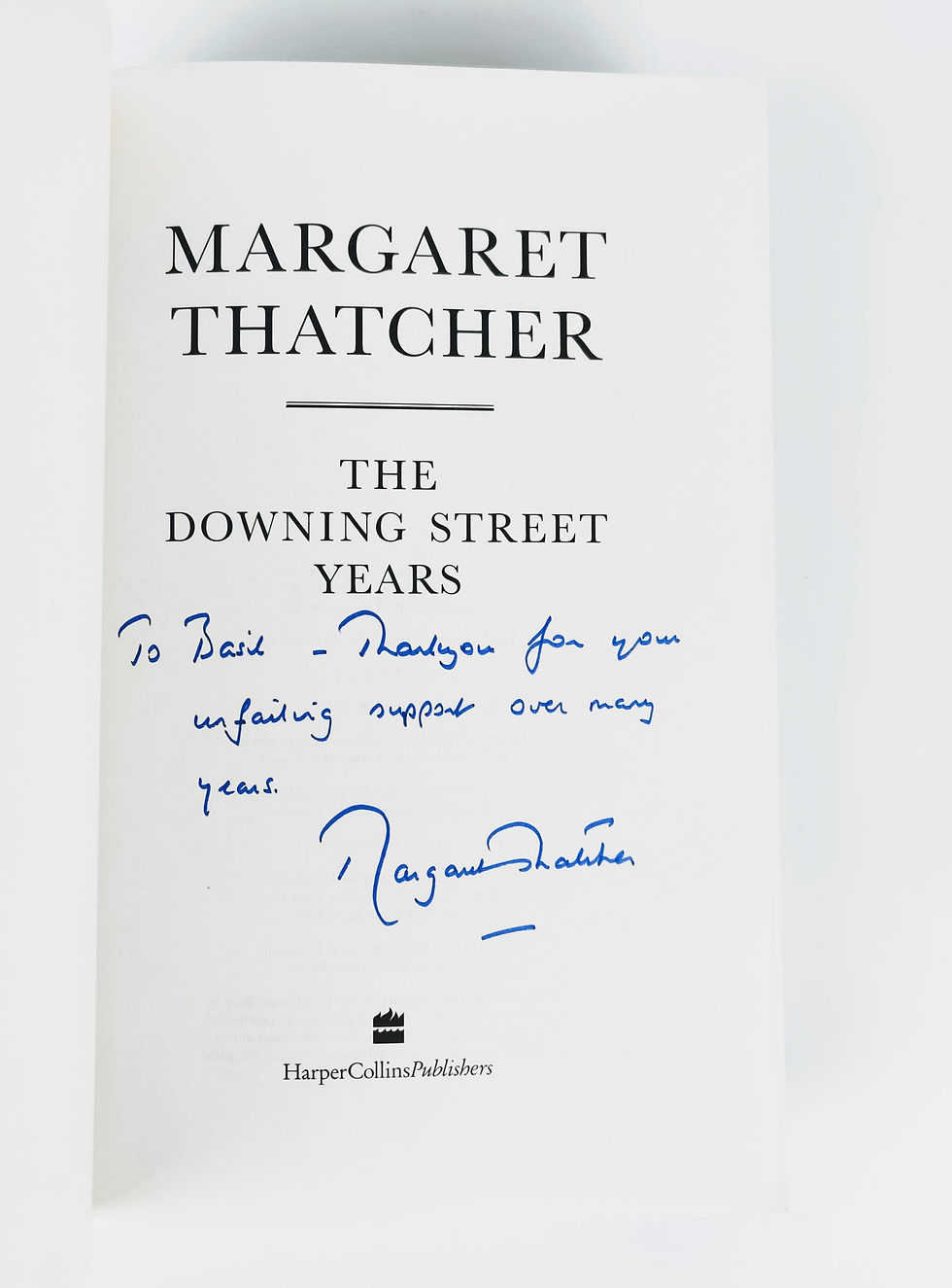Thumbnail: The Downing Street Years and The Path to Power - Signed First Editions