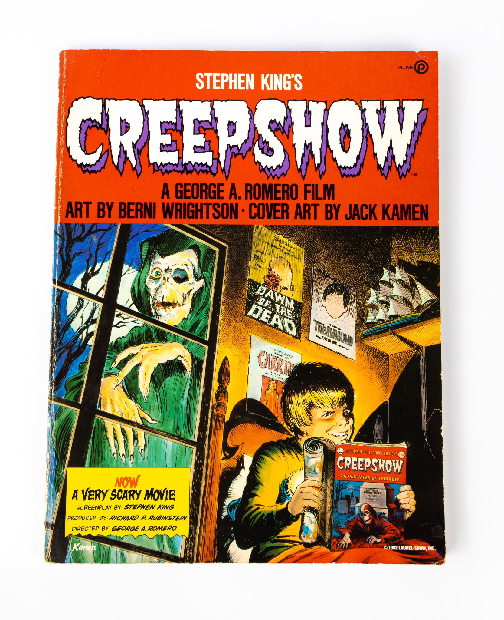 Front cover of the first edition of creepshow featuring artwork by Jack Kamen.