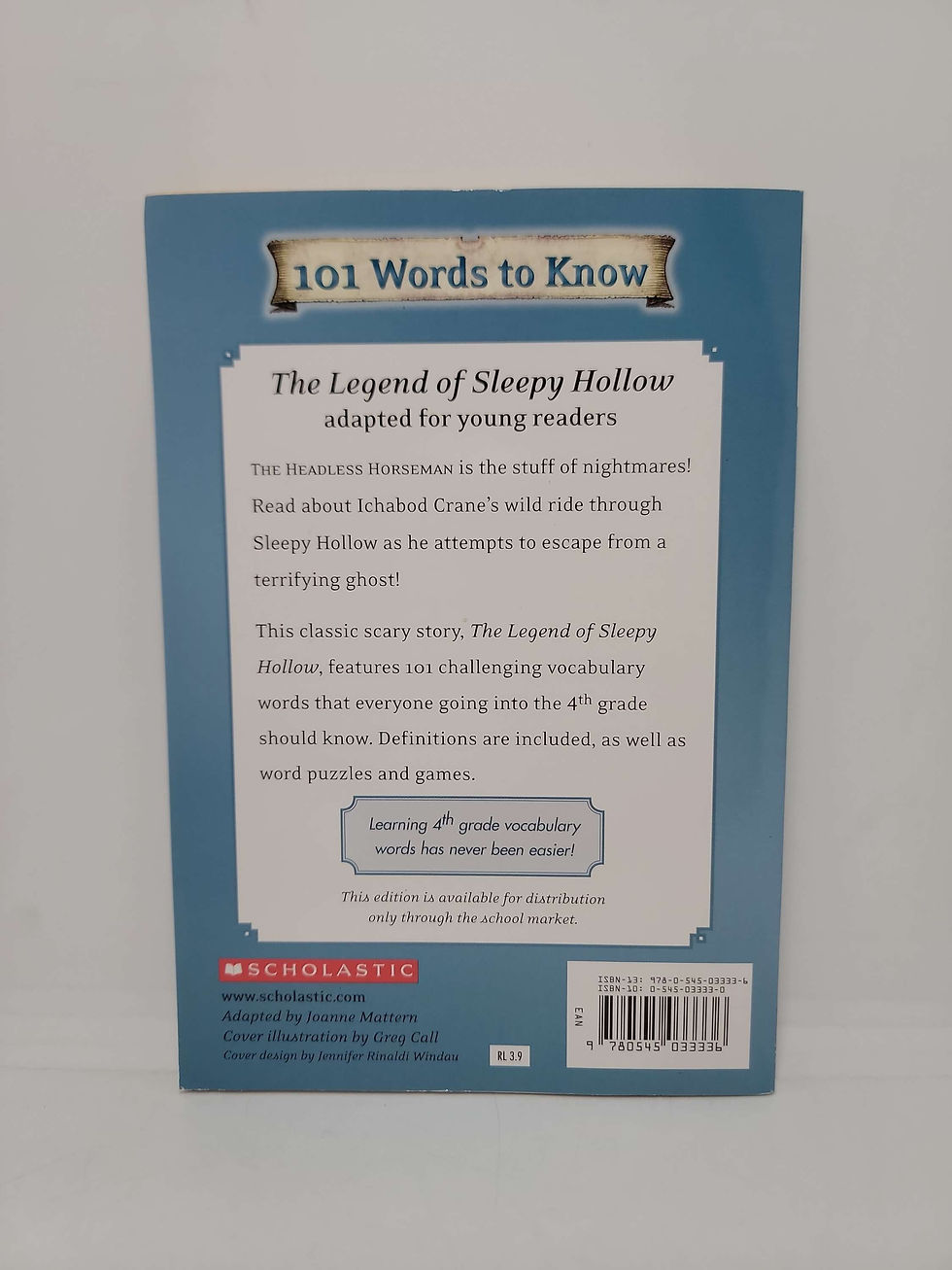 Thumbnail: The Legend of Sleepy Hallow: 101 Words to Know by Washington Irving